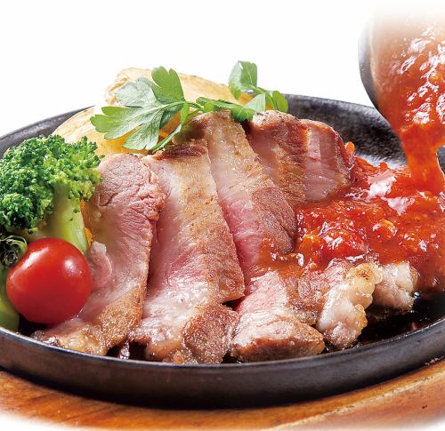 イベリコ豚の鉄板焼き