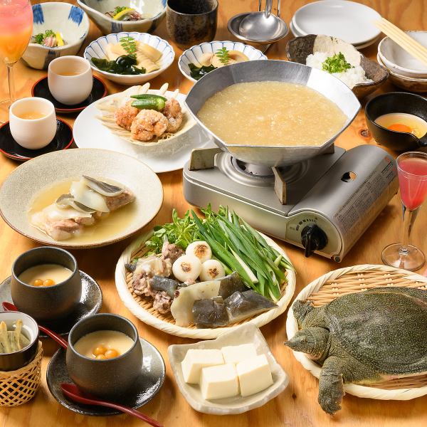 [當天訂購OK] 津巴郎甲魚高級套餐 8,800日元（含稅）