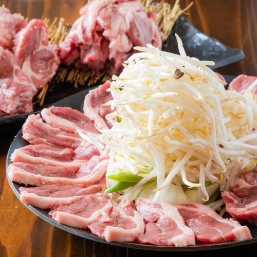 《当店自慢の新鮮な生ラム肉を食べ飲み放題で◎》メニュー表のお肉全品食べ放題！欲張りコース8000円(税込)