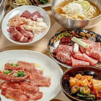 【一番人気!】塩タンや黒毛和牛の盛合わせなど大満足の大東ミラクコース 5,000円