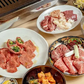 厳選の黒毛和牛の上塩タンやオススメの部位を味わえる贅沢コース♪大東ミラク堪能コース 6,000円