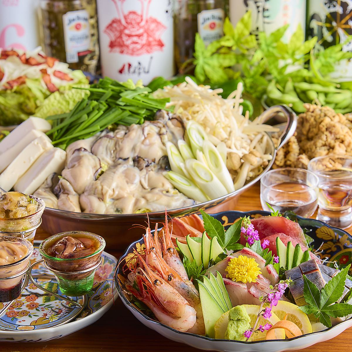 メインに鍋が選べるコースなど、多数ご用意しております◎