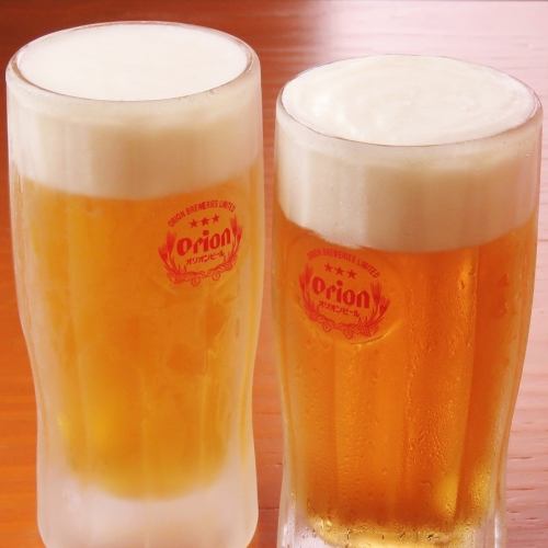 You can drink Orion beer, which is rare in Kagawa!