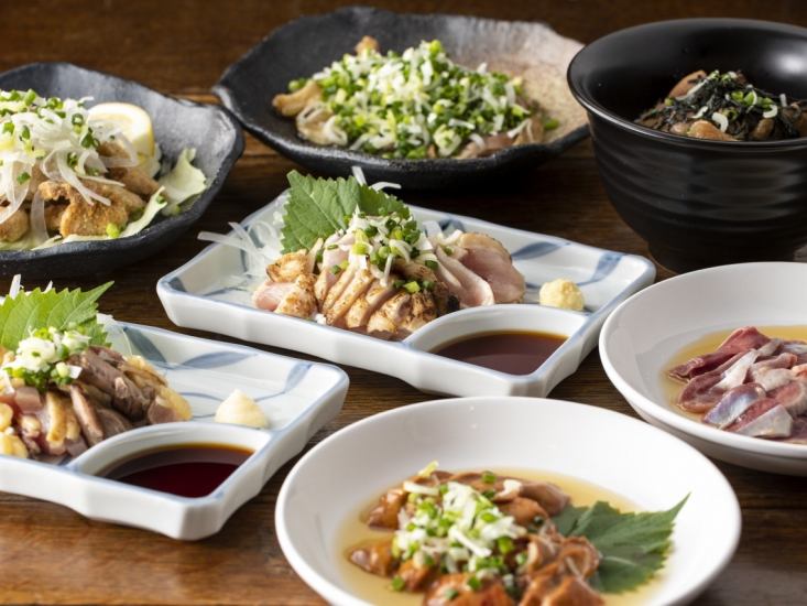 All-you-can-drink for 100 minutes! Full course with 5 dishes♪Enjoy brand chicken
