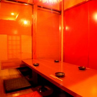 Private rooms are prepared according to the number of people! [Private room / digging tatatsu / counter / shochu / local beer / sake / izakaya / banquet / all-you-can-drink / Okayama station / meat]