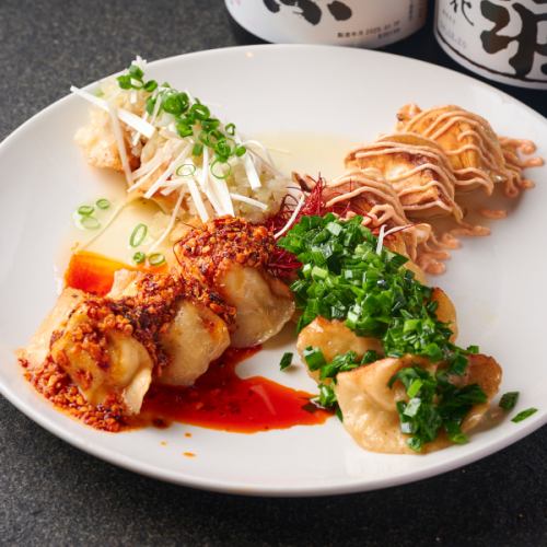 ４種盛り合わせ餃子