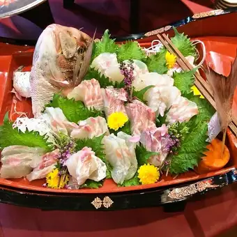 【2H飲放】鮮度抜群！「鯛の姿造り付き」プレミアコース！飲放120分◇7,000円⇒6,000円(税込)
