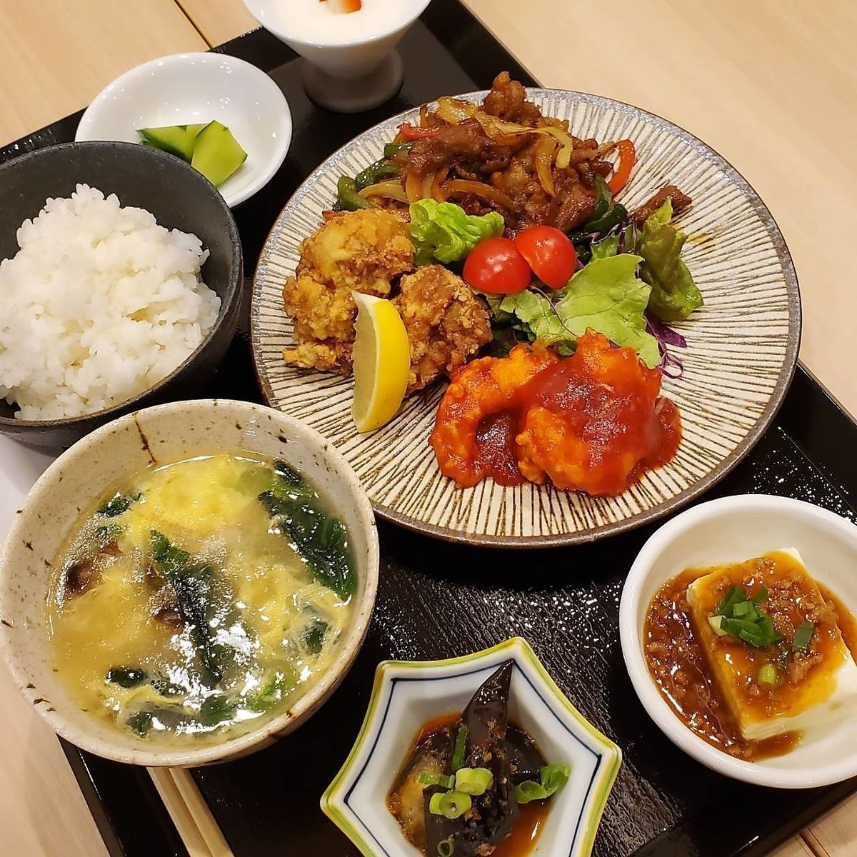 We also pay special attention to nutritional balance ♪ A lunch you'll want to eat every day!