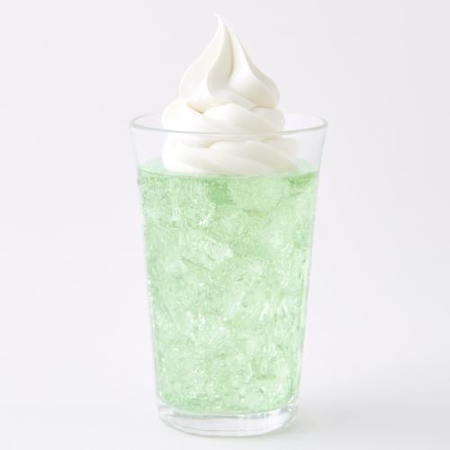 [Uses jersey milk] Discerning melon cream soda