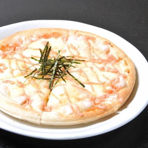 "Mochi Mentaiko Pizza" is a popular food loved by people of all ages and genders