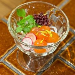 Kumquats pickled in soy sauce