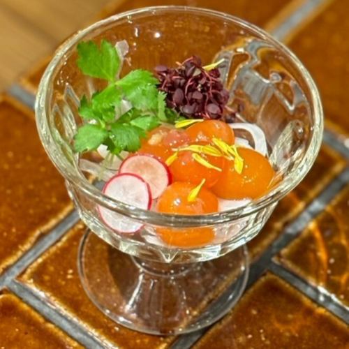 Kumquats pickled in soy sauce