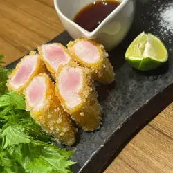 Chicken breast rare cutlet