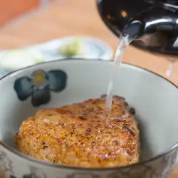 Grilled rice ball onigiri