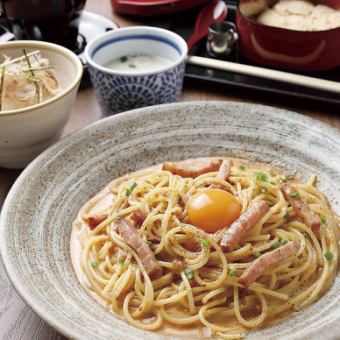 お好きなパスタから選べる♪（デザートが選べる！）お得なひよりセット