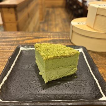 【テイクアウト】ペッパーポイント使用可　ドゥーブルチーズケーキ　抹茶