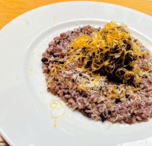 Risotto with Tokachi herb beef ragout