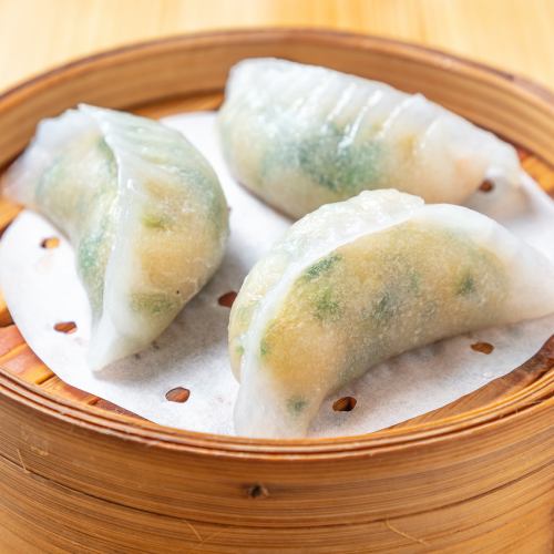 にらと海老の蒸し餃子(3個)