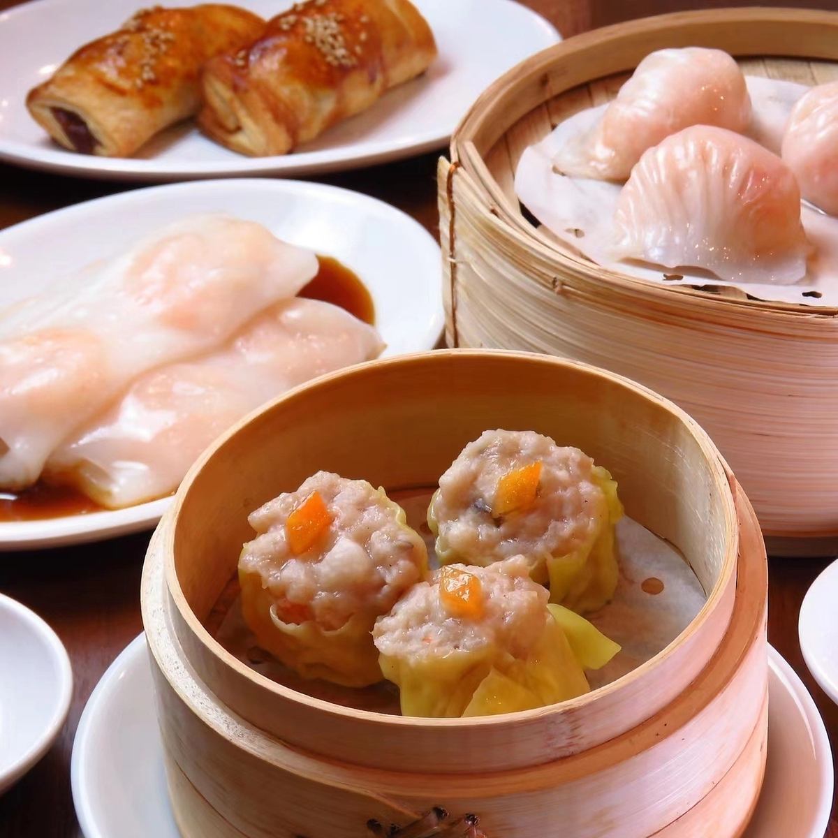 大岡山站附近一家新開幕的正宗港式點心店！還提供午餐！