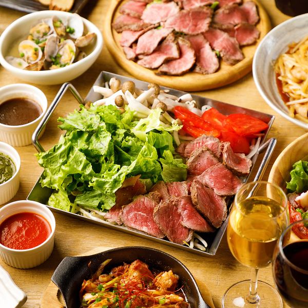 【歓迎会や送別会に!】10品3H飲み放題付コース【5500円】(税込)11品3H飲み放題付コース【6050円】(税込)