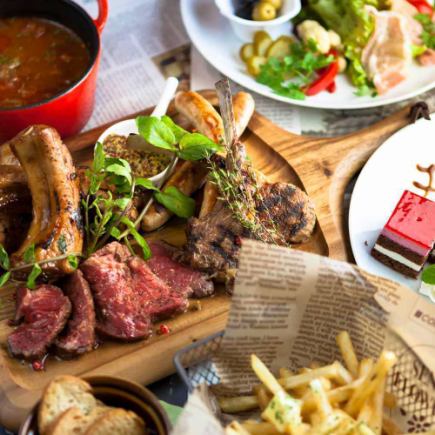 ≪4400円宴会コース≫旬のカルパッチョ3点盛り等◎3h飲み放題付き♪【8品】5500円⇒4400円(税込)