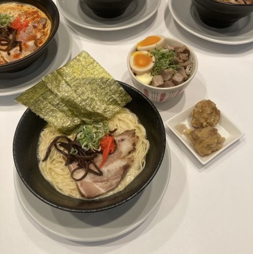 あぶりチャーシュー飯＋からあげ2個　セット