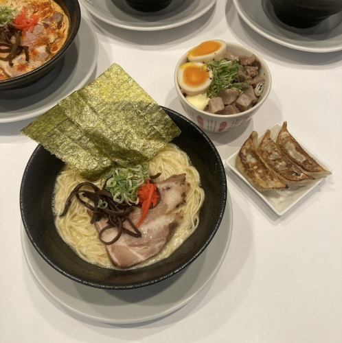 あぶりチャーシュー飯＋餃子3個　セット