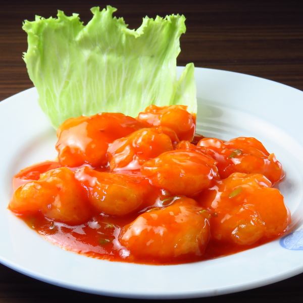 【ぷりぷり食感を楽しめる♪】エビチリ