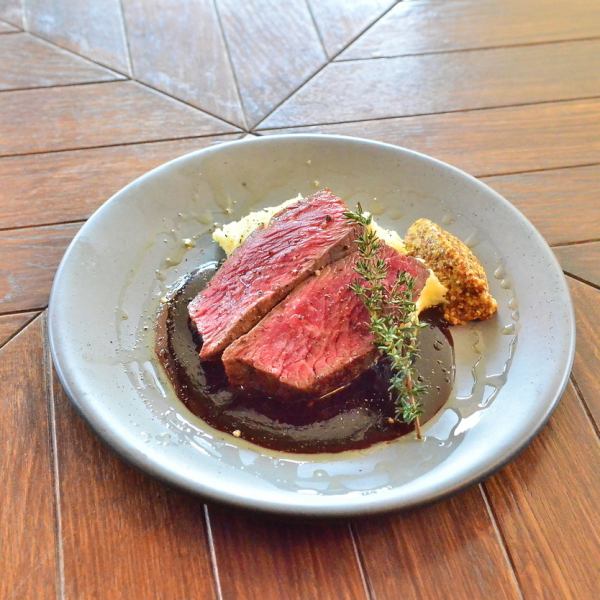 [Recommended dish] Beef skirt steak bavette with red wine balsamic sauce