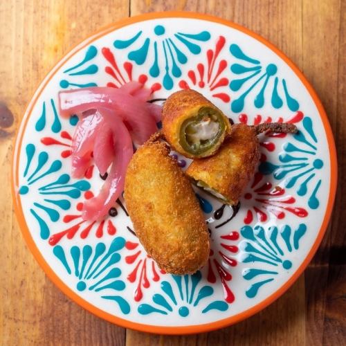Jalapeno Relleno ハラペーニョのクリームチーズ揚げ