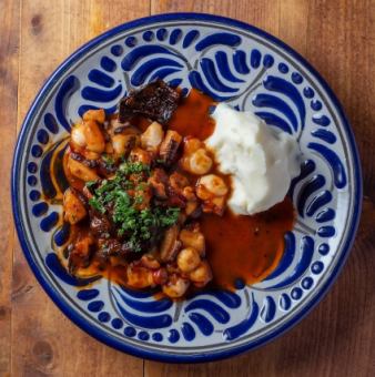 タコの唐辛子炒め