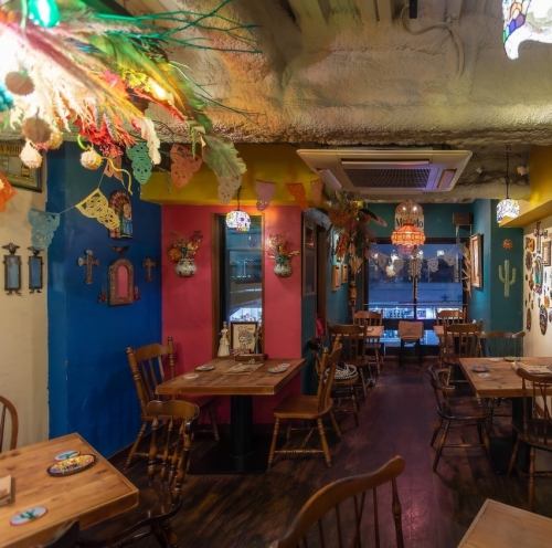 メキシカンスタイルの装飾は異国を感じさせます♪