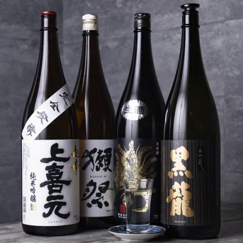 ◆ Carefully selected sake from all over Japan