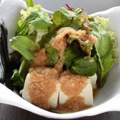 healthy tofu salad