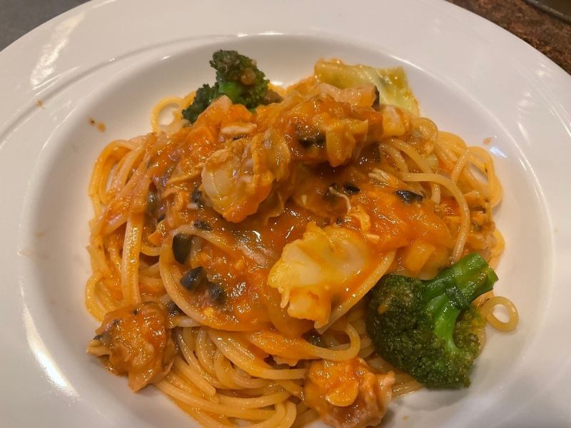 [Pasta] Sicilian-style spaghetti with Aomori scallops
