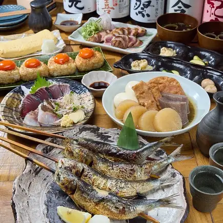 オープン記念!!鮮魚の藁焼きたたき、おでん、鴨ロース炭火たたきなど料理8品5000円→4000円！