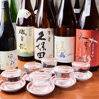 ★日本酒好き◎地酒30種・生ビール含む全80種【クーポン利用で2200円】プレミアム飲み放題2475円