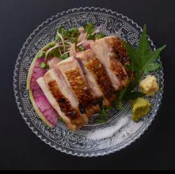 赤鶏ももタタキポン酢