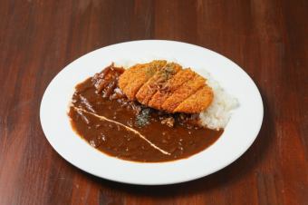 大きなカツハヤシライス