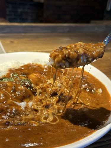 溶かしチーズカレー