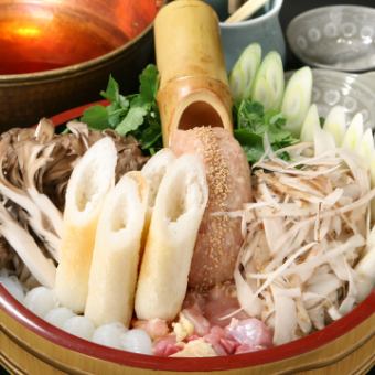 比内地鶏選べる鍋コース★(2.5時間飲み放題付き)6600円税込