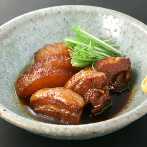 豚の角煮と大根