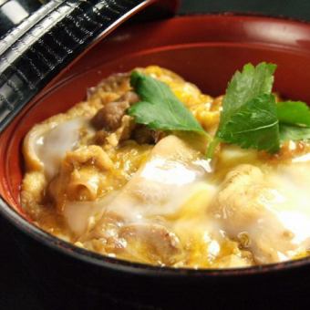 比内地鶏極上親子丼コース★☆(2.5時間飲み放題付き)6600円税込み