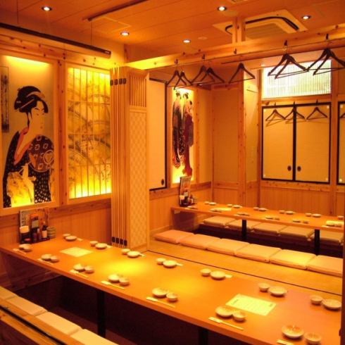 Largest in the area! Private banquet room for up to 52 people♪