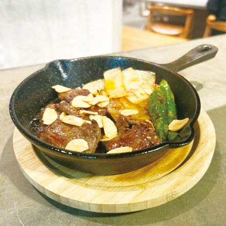 ハラミ鉄板焼き