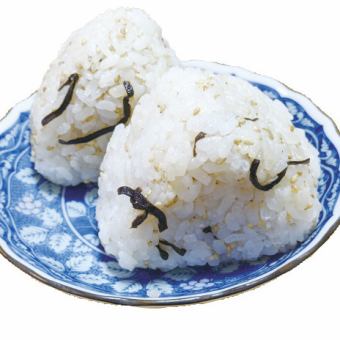 自家製昆布のおにぎり
