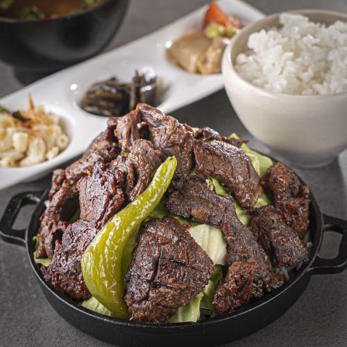 ハラミ鉄板焼き