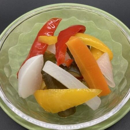 pickled seasonal vegetables