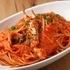 Blue crab pasta with tomato sauce