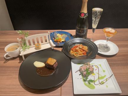 スペシャル吉祥寺ロッシーニランチコース全8品、平日限定ランチコース特別価格!